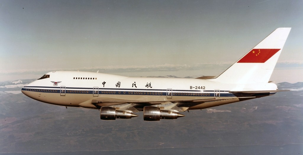 Boeing 747SP-J6, B-2242, CAAC, Feb 80 1024 (Boeing, coll. RJF)