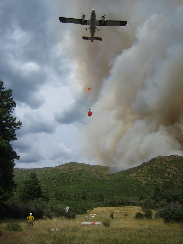Initial attack for Boise BLM Smokejumpers.
